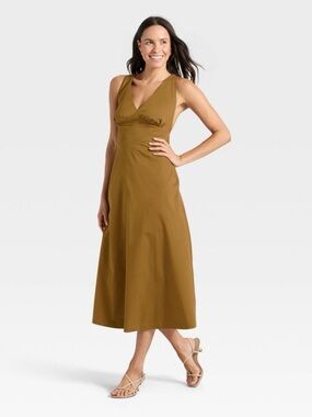 Women's Open Back Maxi Dress - A New Day